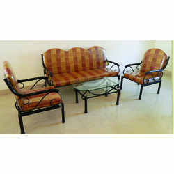 Modern Wrought Iron Sofa Set