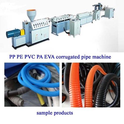 PP, PE, PA, PVC, EVA Corrugated Pipe Machine