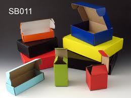 Multicolor Fluted Cartons