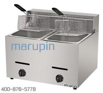 Counter Top Double Tank Gas Fryer