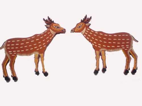 Feng Shui Wooden Deer-Pair