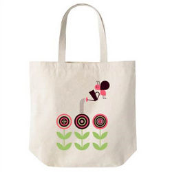 Printed Cotton Tote Bag