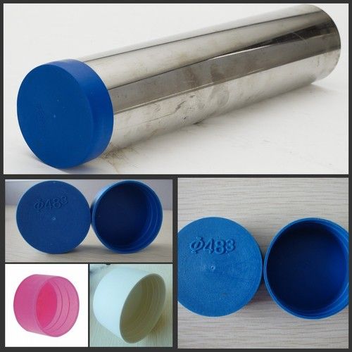 LDPE Plastic Pipe End Cap - 1/8"-48" Size, Assorted Colors Including Yellow, Blue, and Red | Protects Pipes from Damage and Contamination During Transit