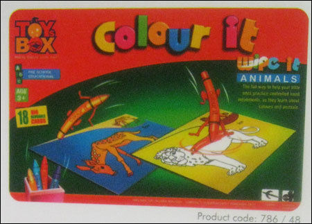 Color It - Wipe It (Animals) Pre School Educational Games
