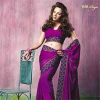 Designer Jacquard Crepe Sarees