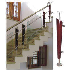 Designer Stair Railings With Wooden Balusters