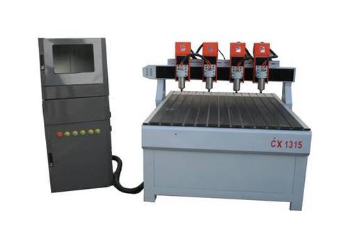 Four Independent Head Carving Machine (Screw Type)
