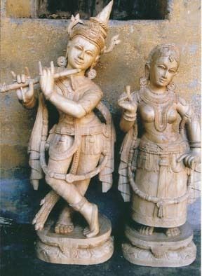  राधा कृष्ण जी की प्रतिमा