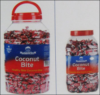 Coconut Bite Toffees Packed With Jar