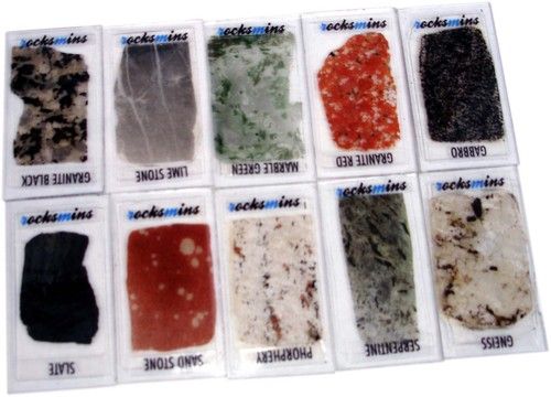 Thin Section of Minerals (Set of 20 Slides)