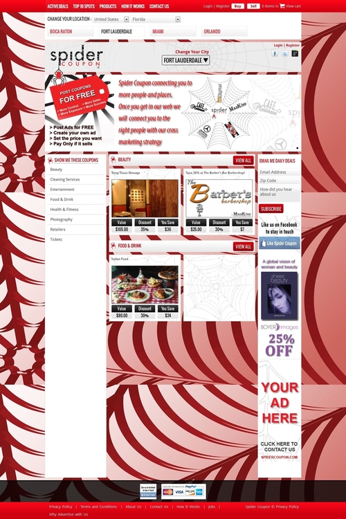 Daily Deals Designing Service