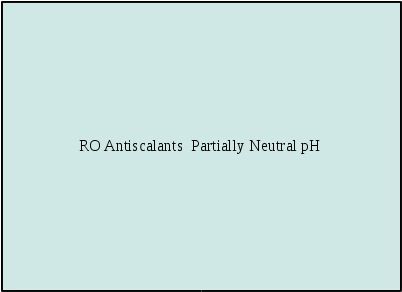 Ro Antiscalants Partially Neutral Ph