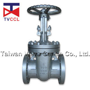 White & Green Cast Steel And Cast Stainless Steel Gate Valve