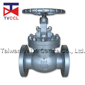 White & Red Cast Steel And Cast Stainless Steel Globe Valve