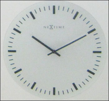 Frosted Glass Wall Clock