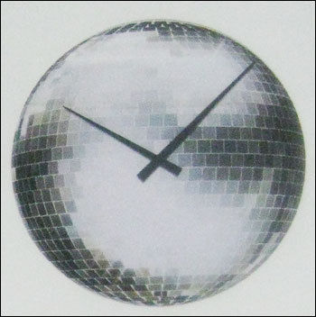 Glass Disco Wall Clock