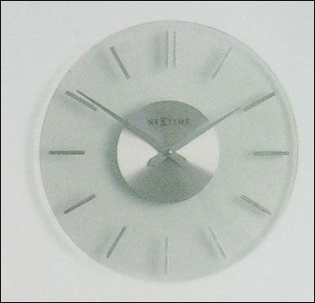 Glass Stripe Wall Clock