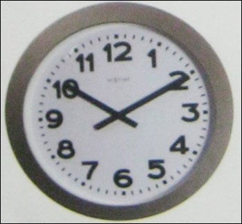 Plastic White Wall Clock