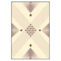 Fancy Luster Ivory Print Tile