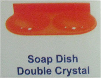 Double Crystal Soap Dish