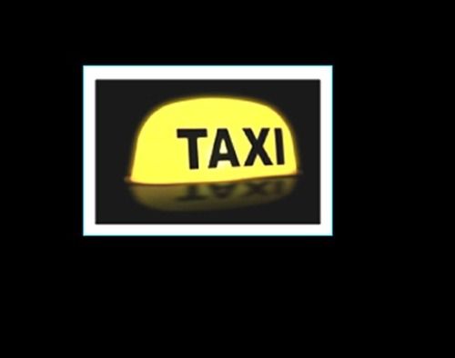 Round Taxi Top Light