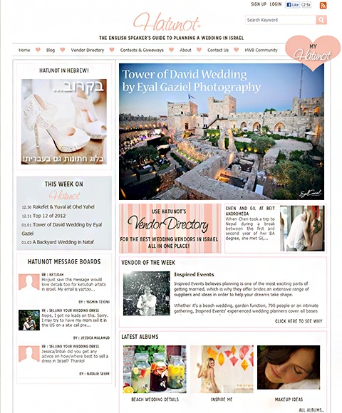 Online Wedding Planning and Blogging Designing Service