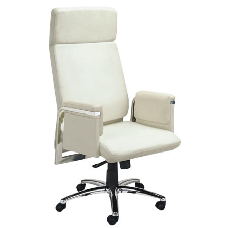 Chrome Cushioned Arm Director Chair