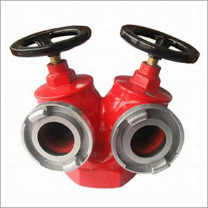 Fire Fighting Double Headed Hydrant Valve