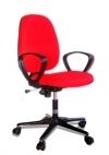 Medium Back Red Office Chair
