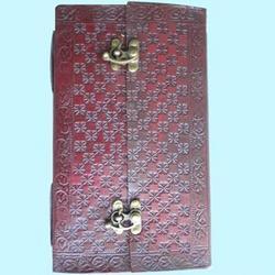 Lock Binding Leather Diary