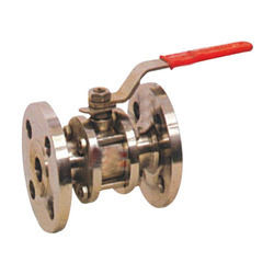 SS Three Piece Flange End Ball Valve