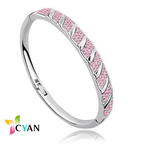 Austrian Crystal Bangle Bracelet