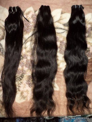 Black Non Remy Single Drawn Hair