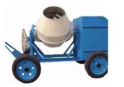 User Friendly Four Wheeled Base Semi Automatic Concrete Mixture Machine