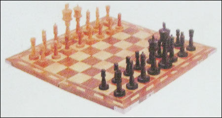 Steel Wooden Chess Board