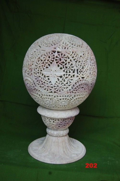 Carved Lamp