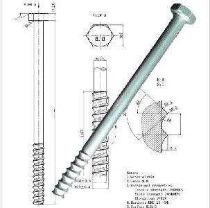 Hexagon Anchor Bolts