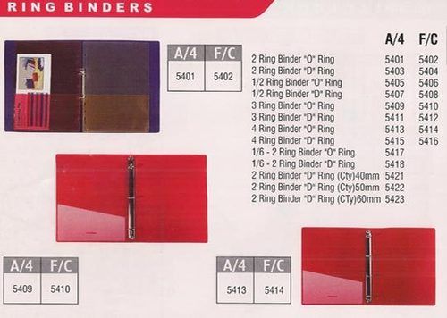 PP Ring Binders