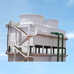 RCC Cooling Towers - Epoxy Based FRP Fan Assembly , Low Vibration & Zero Maintenance Solutions