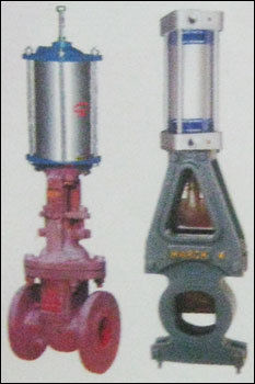 Pneumatic Cylinder Operated Gate And Pulp Valve