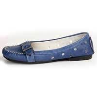 Light Blue Ladies Belly Shoe