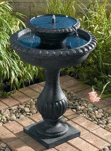 Solar Fountain - Exquisite Water-Flow Patterns | Long-Lasting Solar Power Efficiency