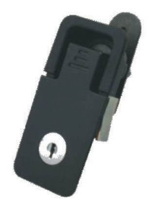 Ms106-1-1 Zinc Die Casting Black Powder Coated Panel Door Lock