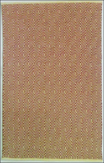 Handwoven Brown-Cream-Cotton Rugs