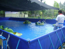 Square Steel Frame Pool