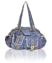 Denim Wash Look Handbag