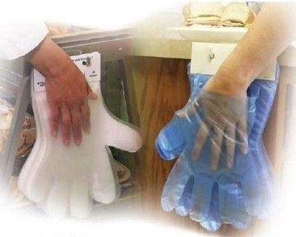 Disposable Textured Cast Poly (CPE) Gloves