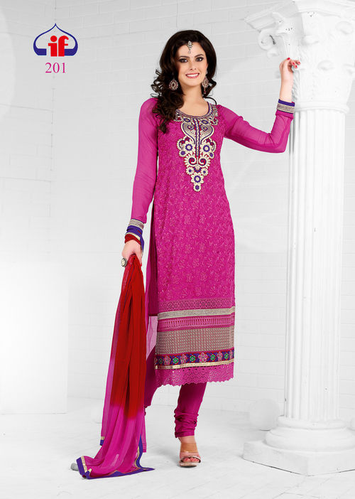 Pink Anarkali Suit