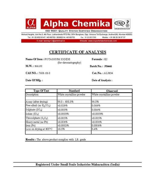 Potassium Iodide