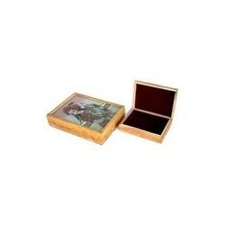 Gem Stone Pine Wood Jewelery Boxes